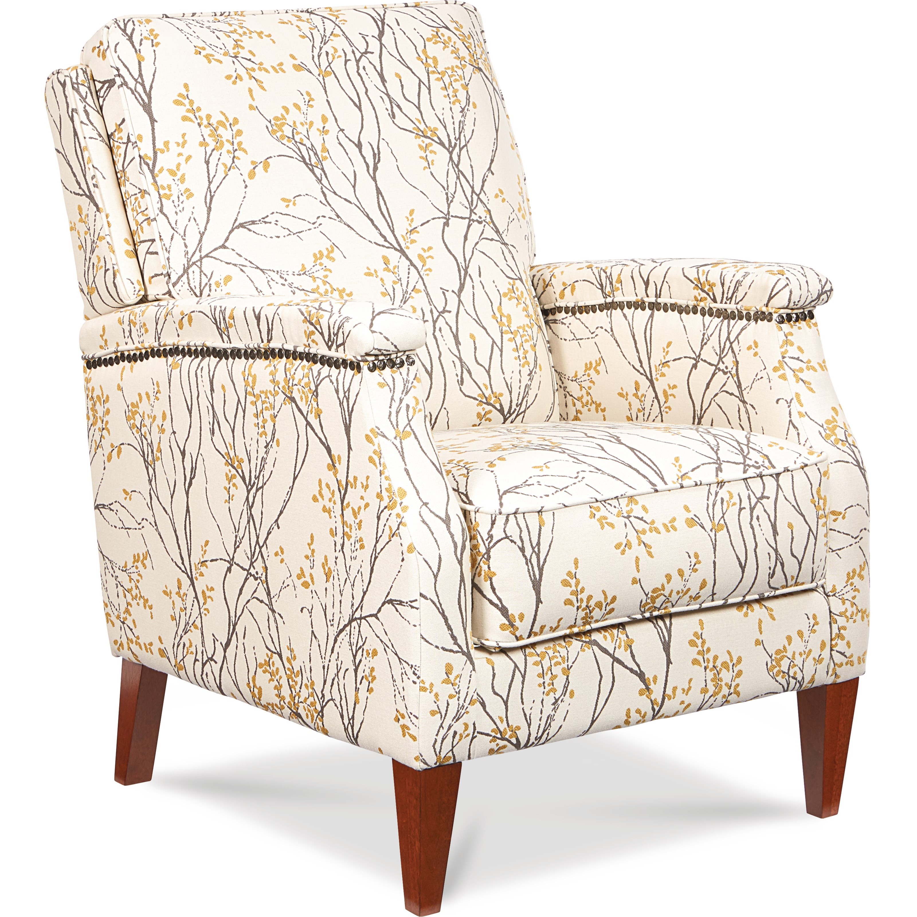 LaZBoy Cambridge Press Back Recliner with Wing Back and Track Arms